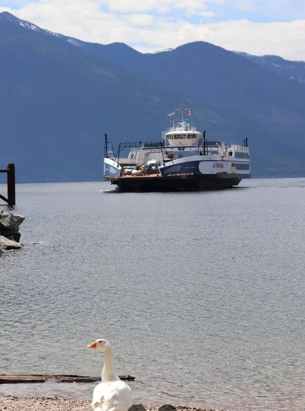 Kootenay Bay Ferry Landing